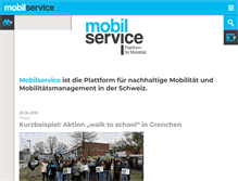 Tablet Screenshot of mobilservice.ch